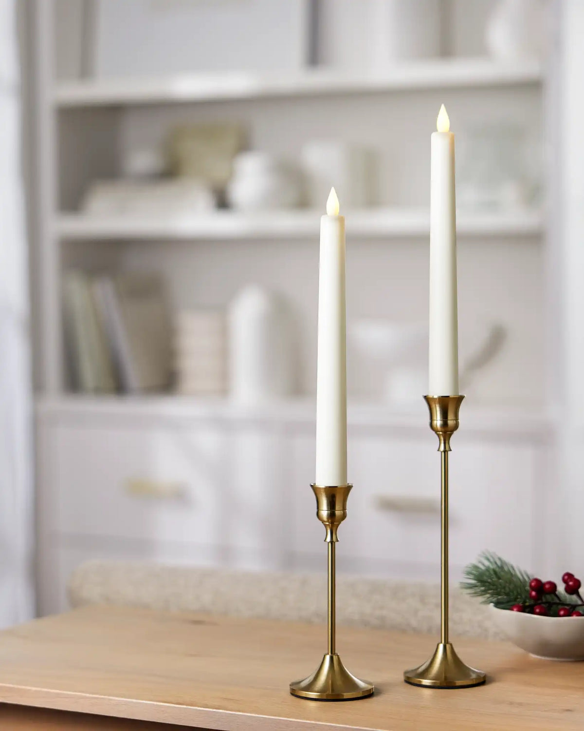 Miracle Flame Premium 3D LED Wax Pillar Candles