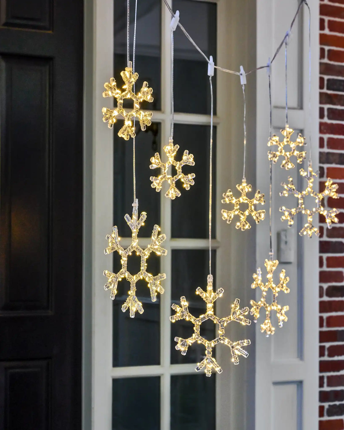 Outdoor Snowflake Light Strings