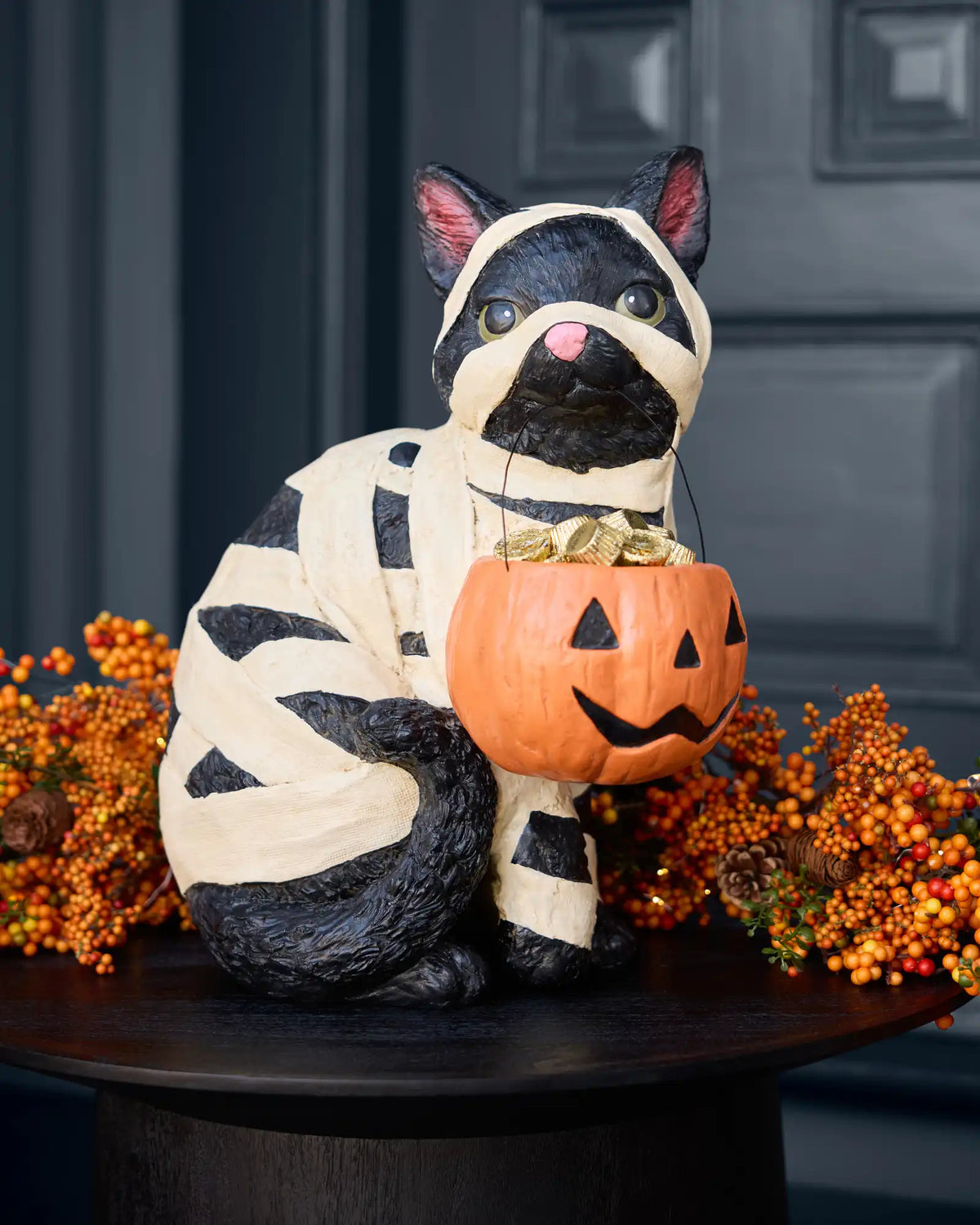 Mummy Cat Candy Bowl