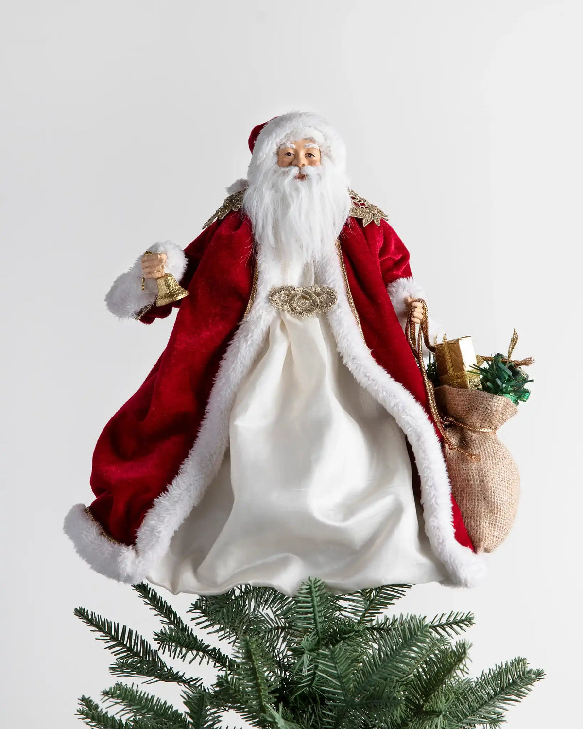 Santa Christmas Tree Topper