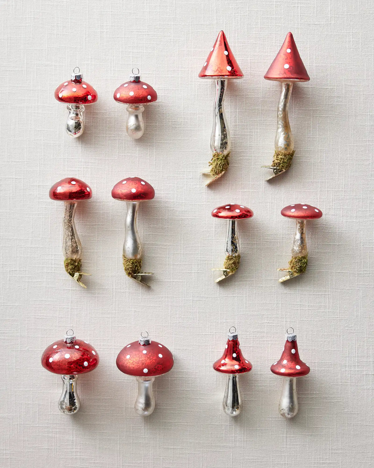 Woodland Glass Ornament Collection