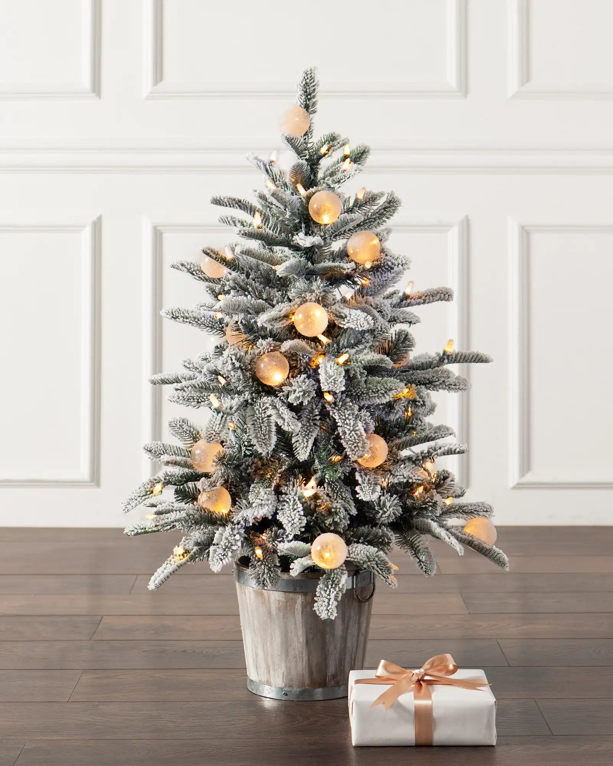 Snow Flurry Potted Trees