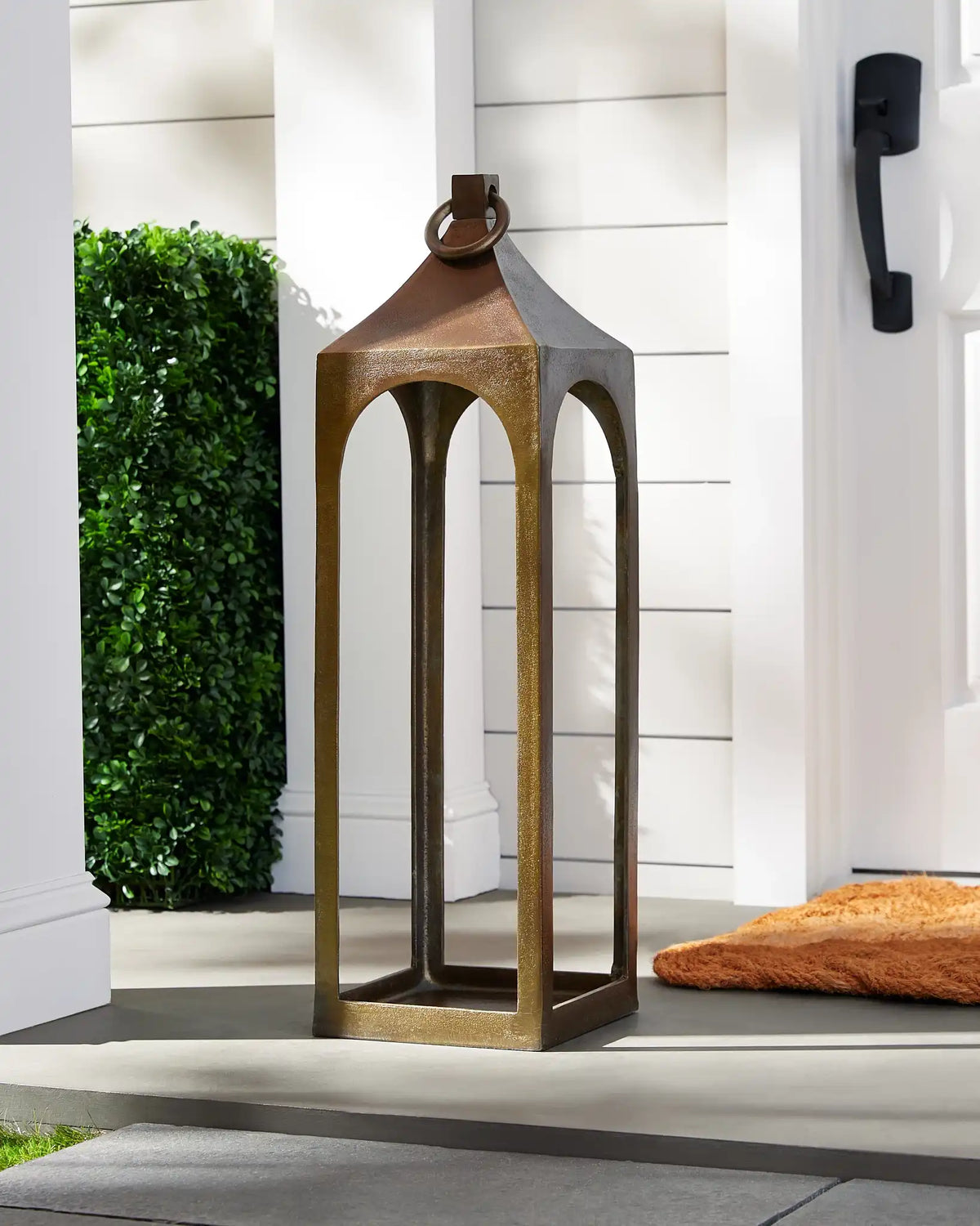 Antiqued Metal Lanterns