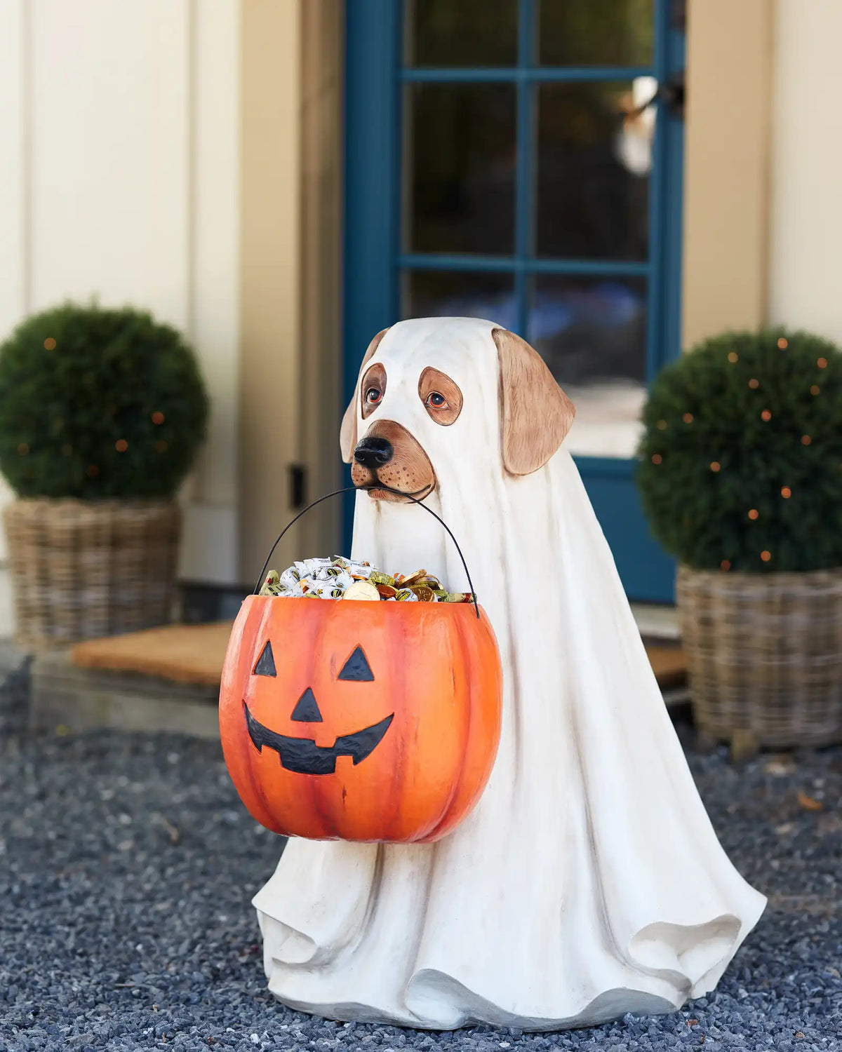 Life-Size Ghost Dog Candy Bowls