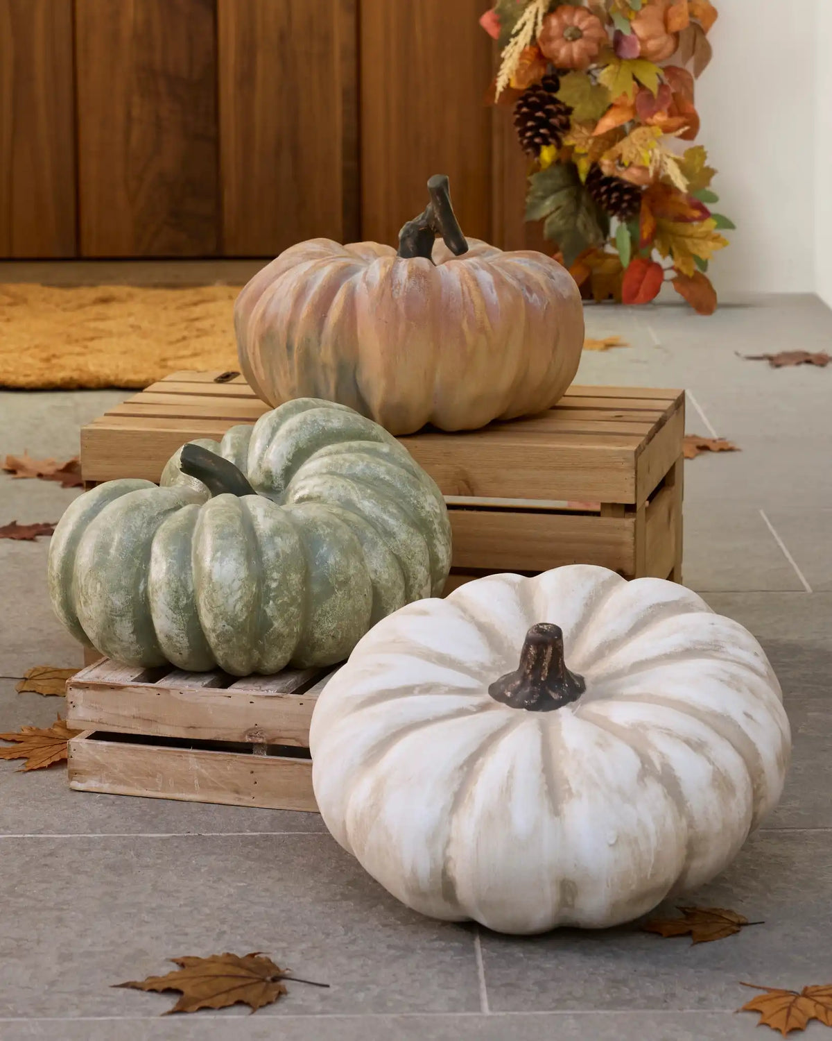 Terra Cotta Pumpkins