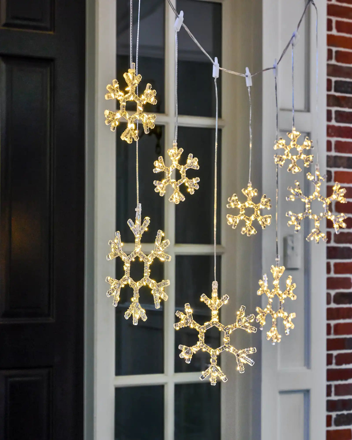 Outdoor Snowflake Light Strings