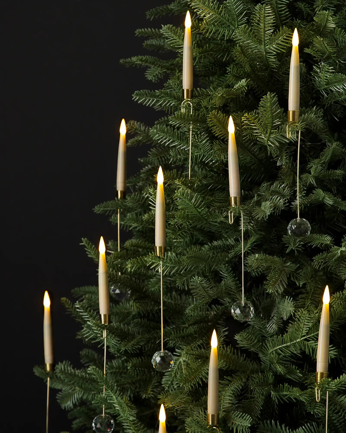 Crystal Drop LED Christmas Tree Candles