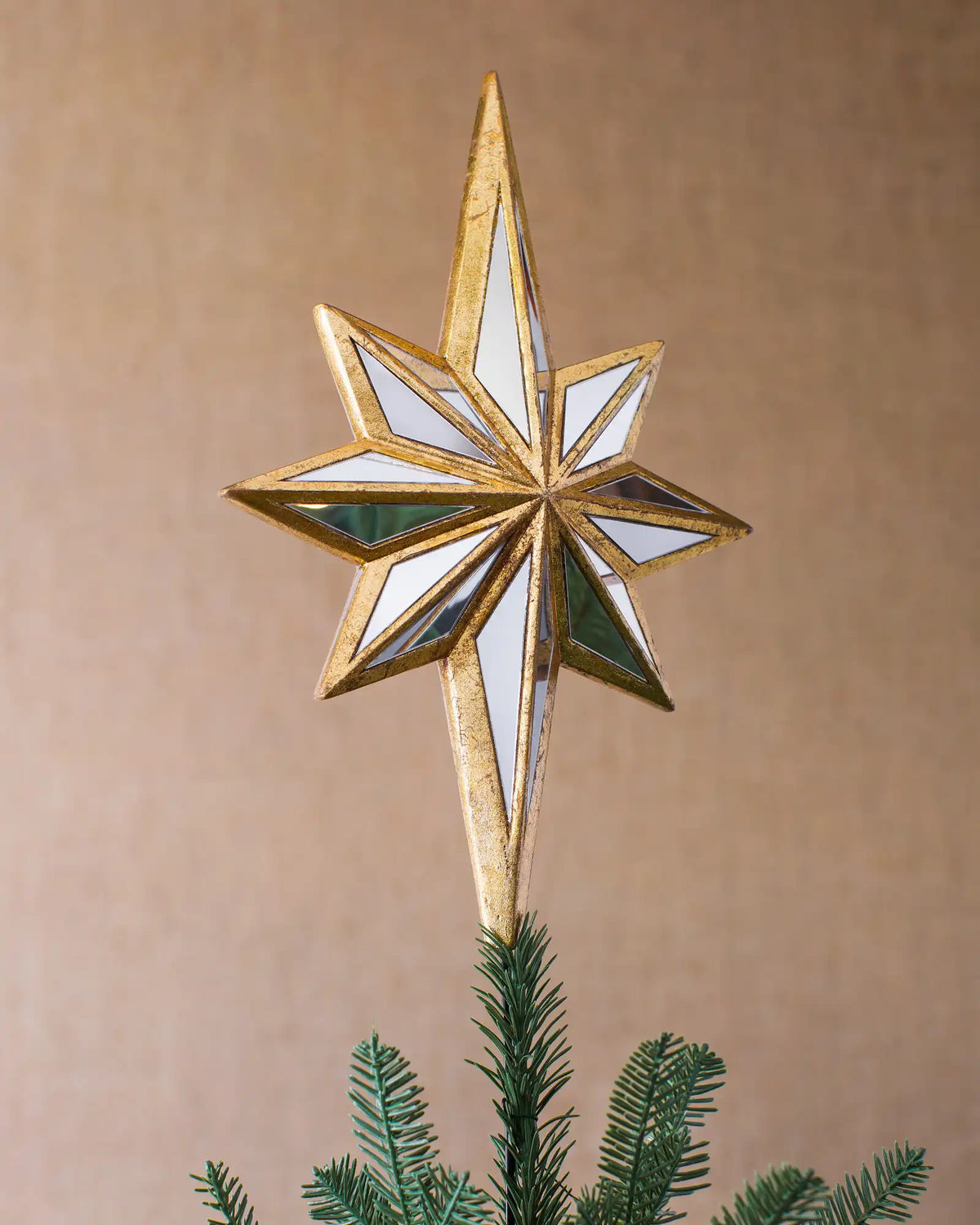 Mirrored Star Christmas Tree Topper