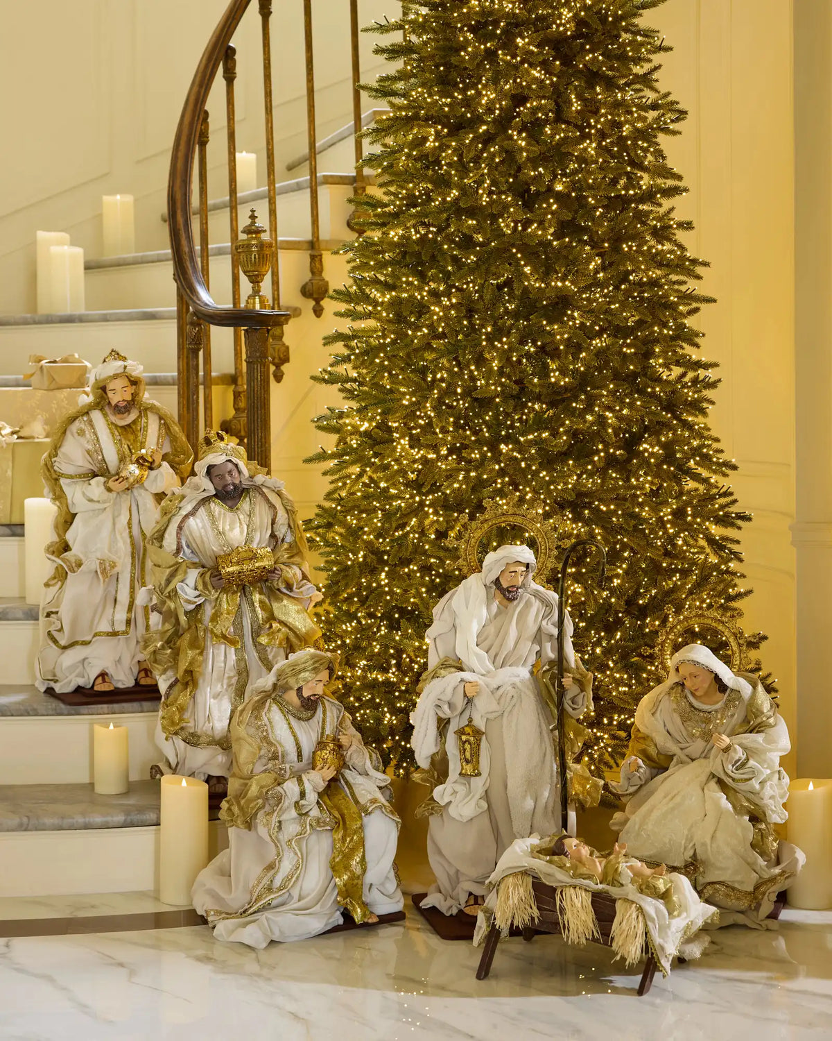 Holy Night Nativity Set