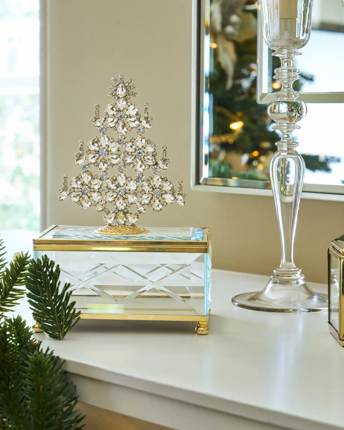 Crystal Tabletop Christmas Tree