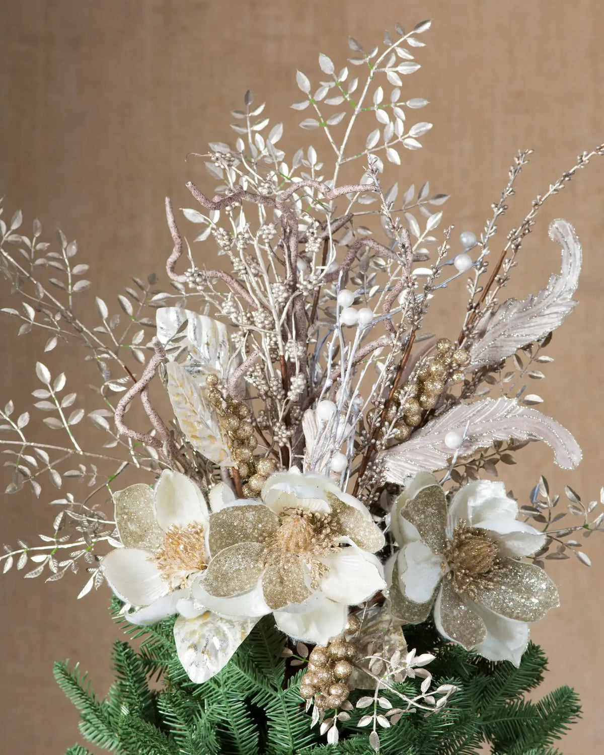 Magnolia Bouquet Christmas Tree Topper
