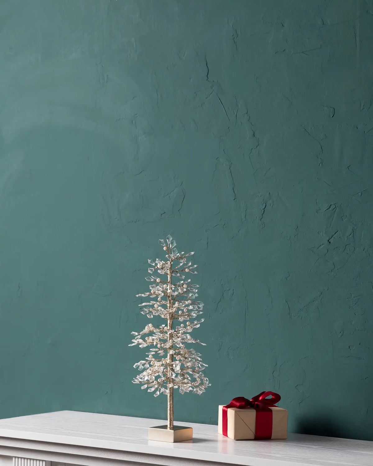 Crystal & Pearl Champagne Trees