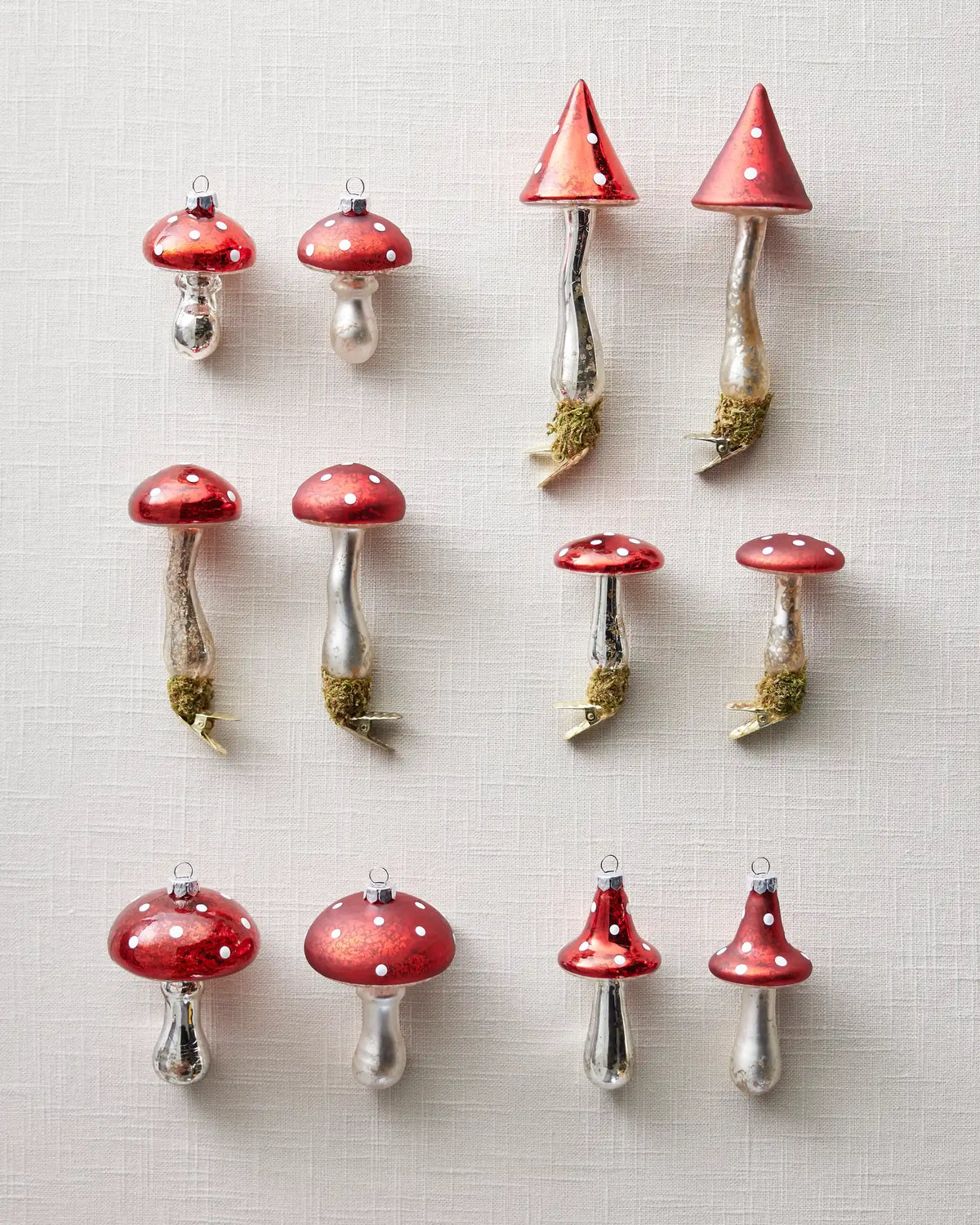 Woodland Glass Ornament Collection
