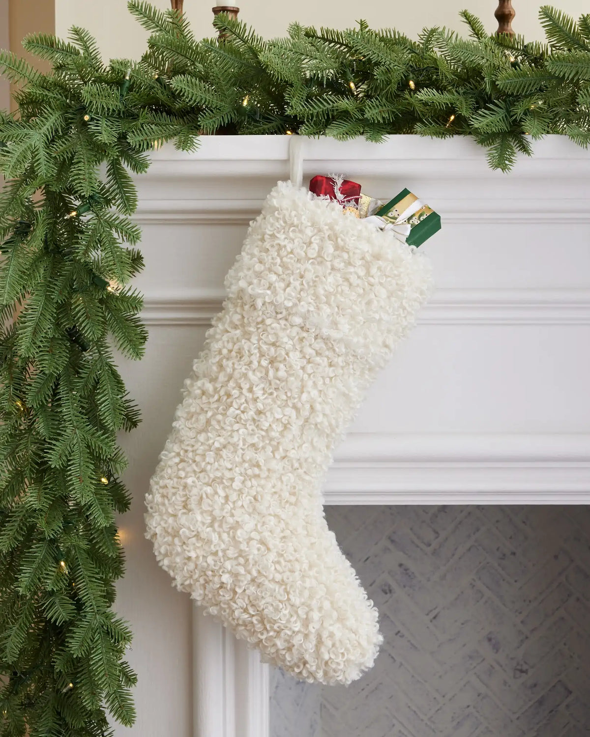 Bouclé Christmas Stockings