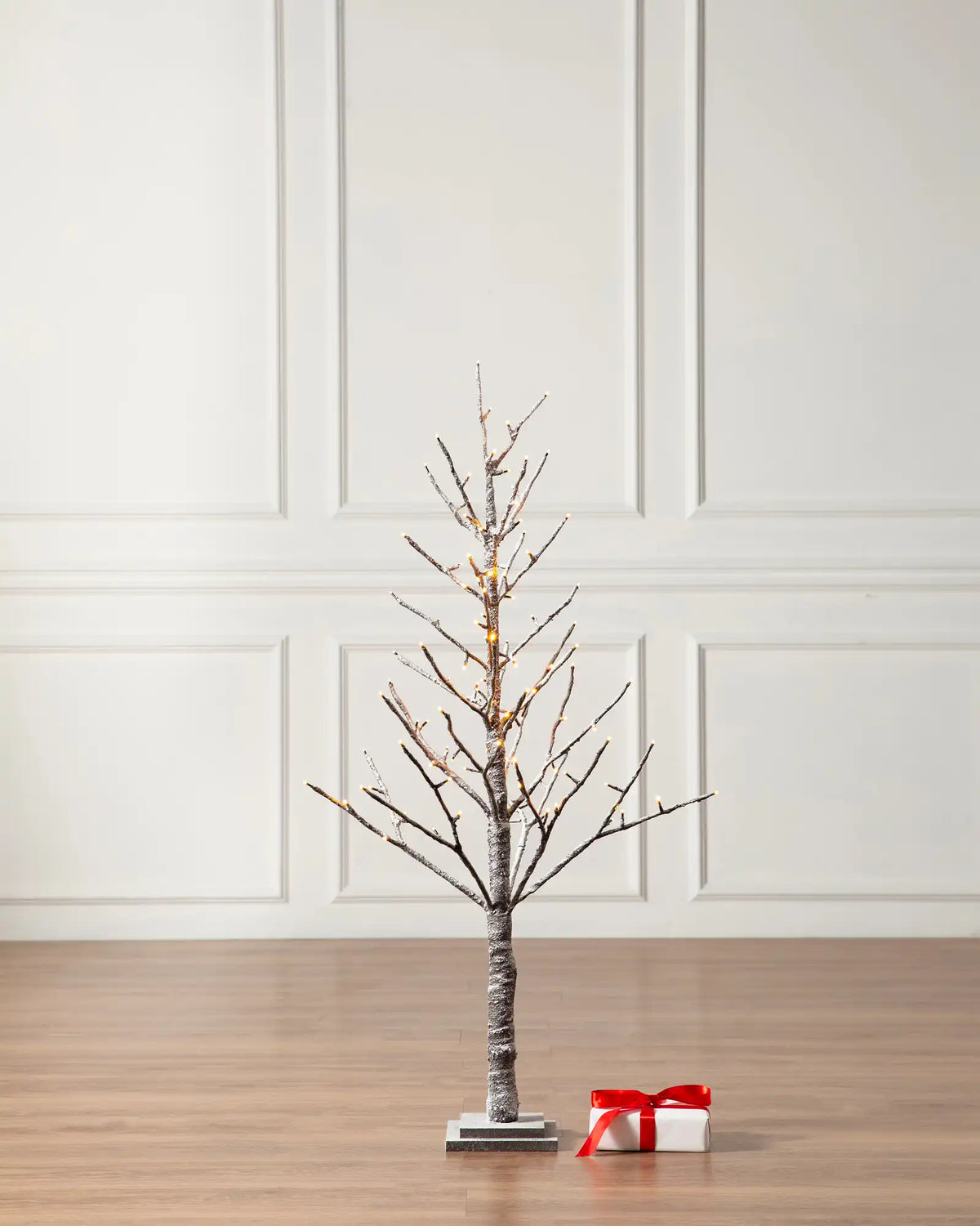 Lit Snowy Branch LED Tree