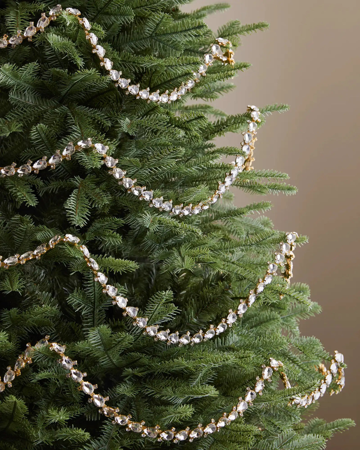 Rhinestone Christmas Tree Garlands