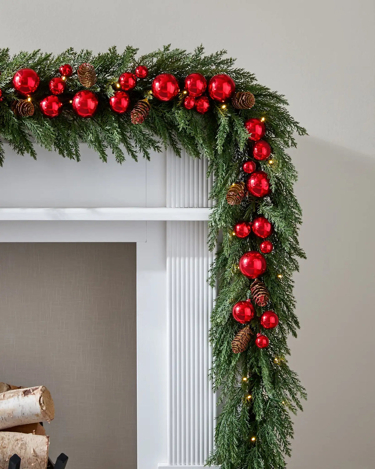 Real-Feel® Festive Crimson Cypress Foliage