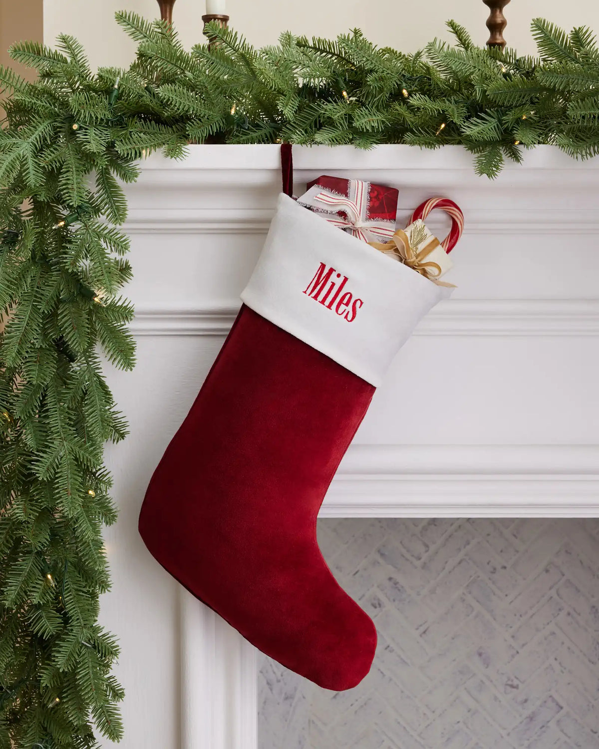 Velvet Christmas Stockings