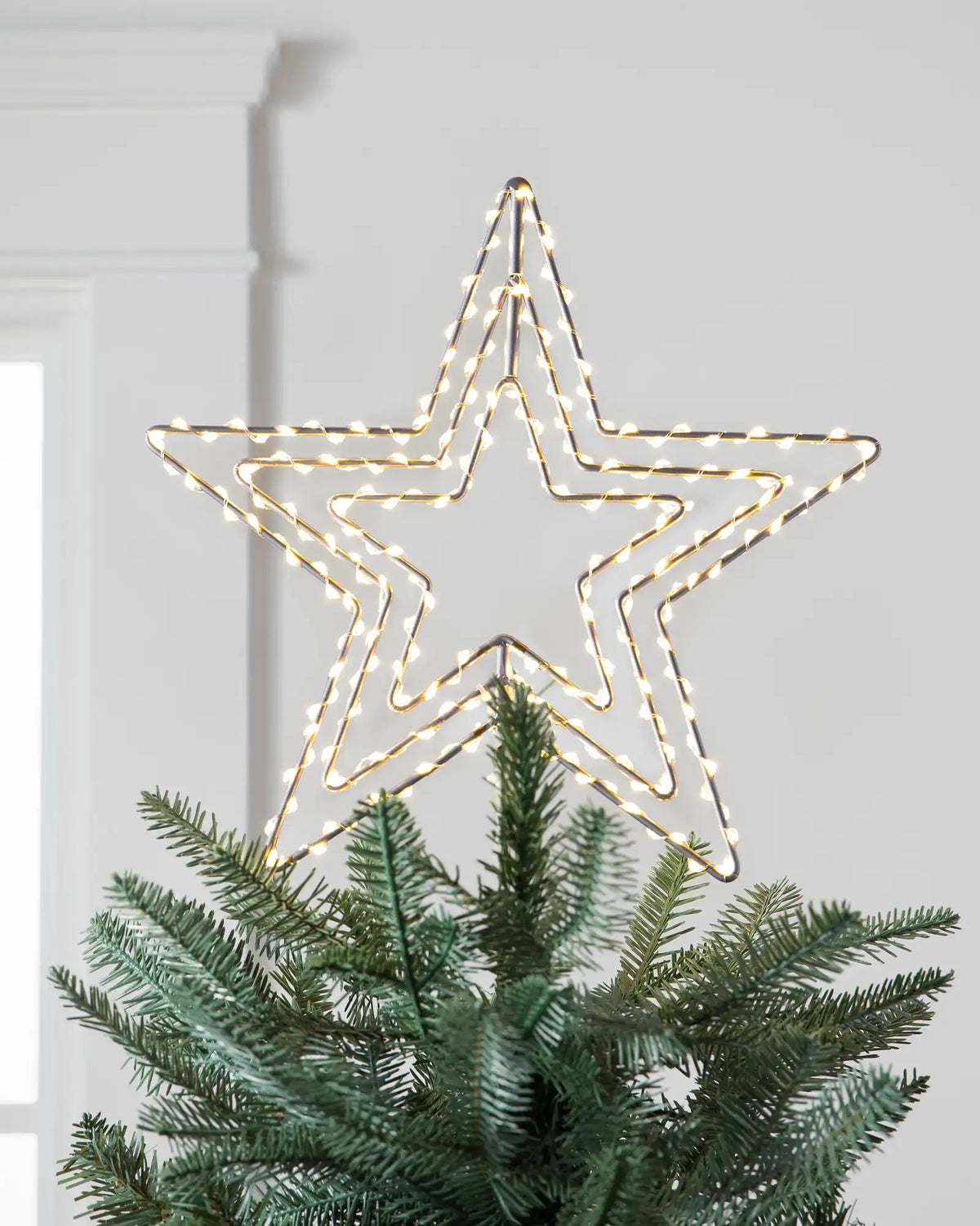 Lit Swivel Christmas Tree Toppers