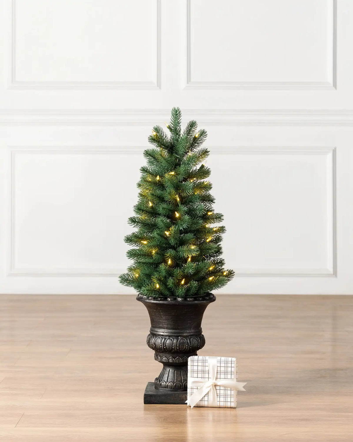 Sonoma Slim Artificial Potted Christmas Trees