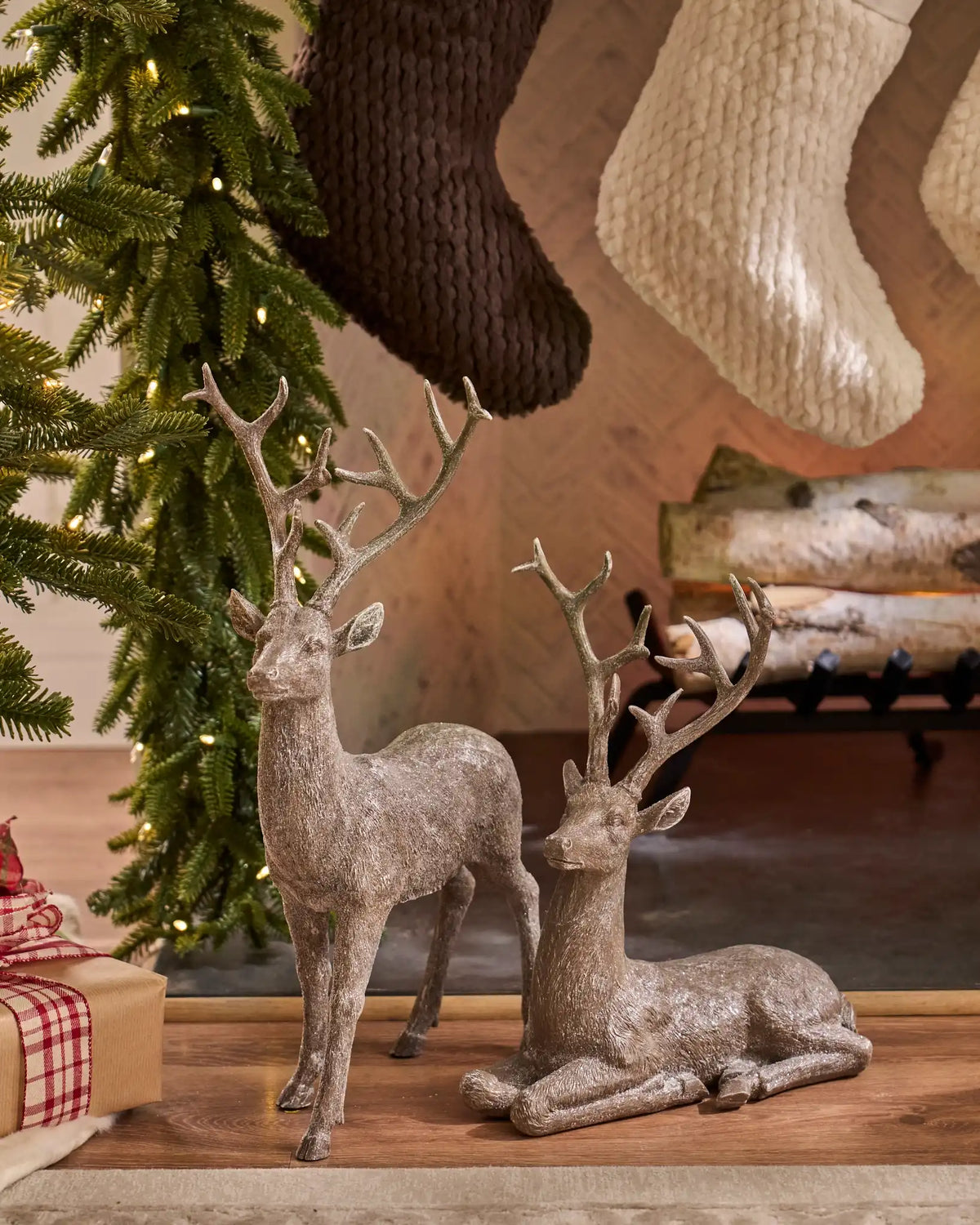 Rustic Shimmering Deer