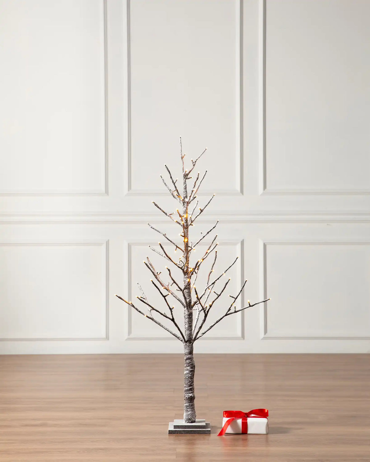 Lit Snowy Branch LED Tree