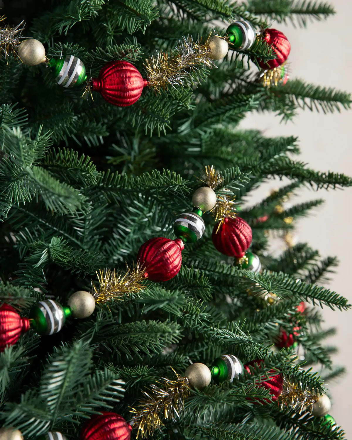 Glass Bead Christmas Tree Garlands