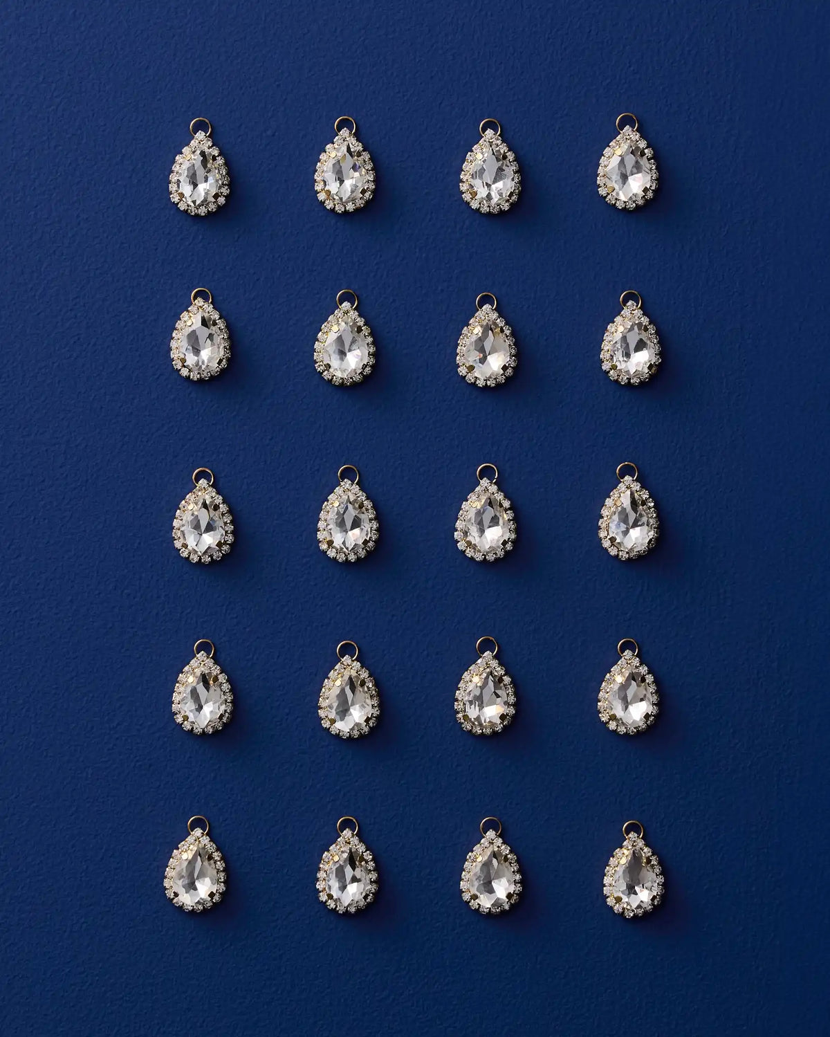 Rhinestone Gem Drop Ornament Collection